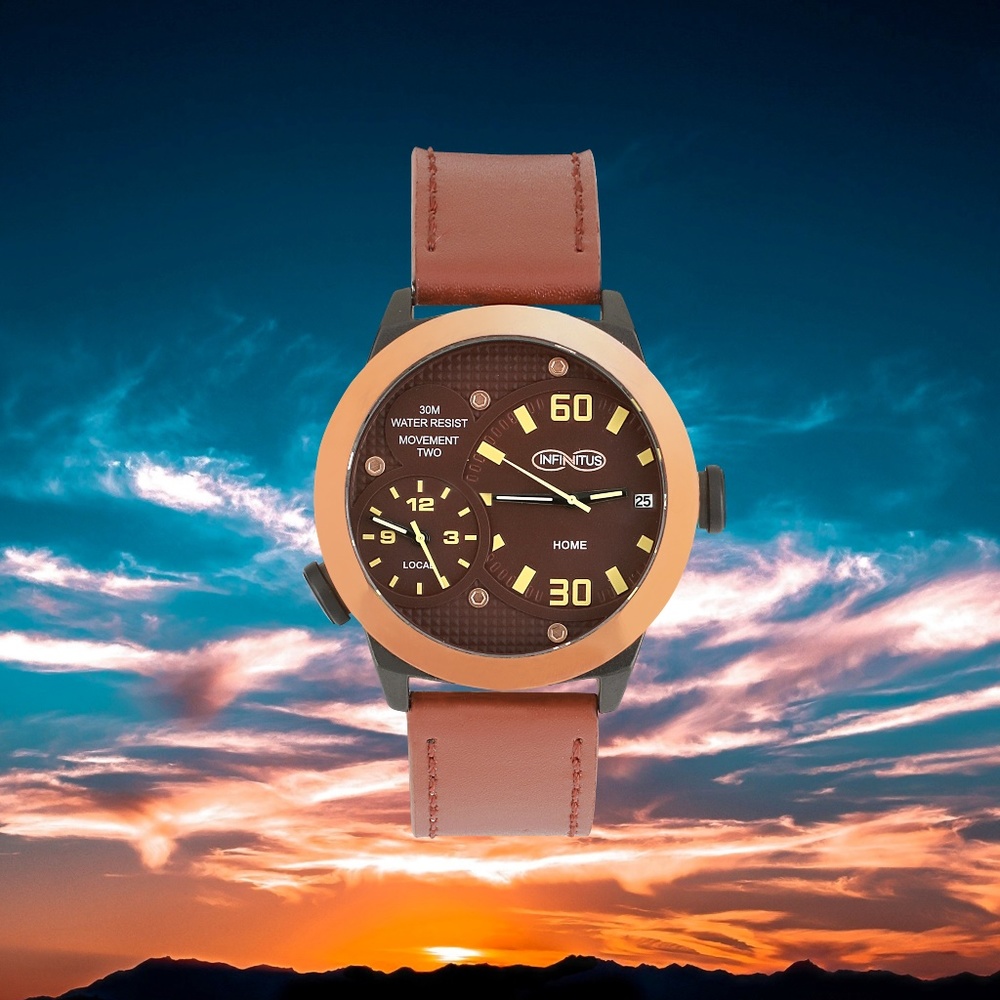 Viator Brown Quartz Men's Watch
